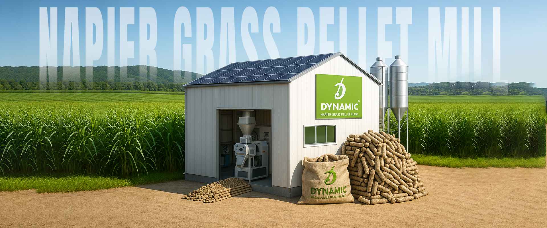Napier Grass Pellet Machine